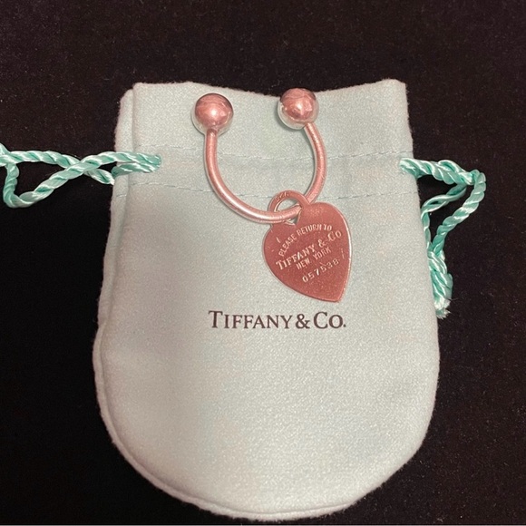 Tiffany & Co. Accessories - Tiffany & Co Heart Tag Key Ring "Please Return to Tiffany & Co"
